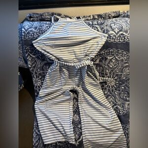 Striped Blue and White womens Jumpsuit